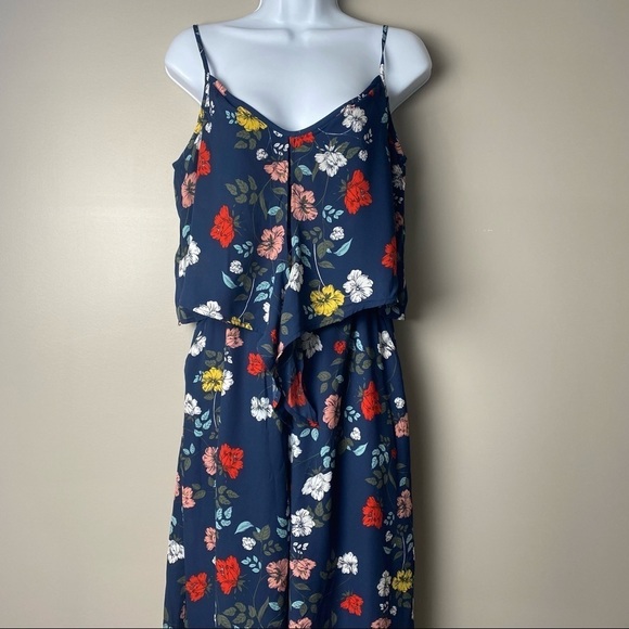JACK By BB Dakota Blue Floral Jumpsuit - Picture 9 of 9